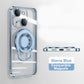 Etui Invisible Plating Bracket Magnetic Closure Case pour iPhone