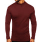 T-shirt à manches longues et col montant pour hommes