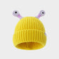🔥 Réduction de 60% sur le Black Friday 🤖 Hiver parent - enfant mignon lumineux petit monstre tricot chapeau