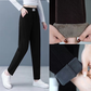 Pantalon féminin d'automne et d'hiver plus en velours épais