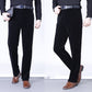 Pantalon long droit homme en velours côtelé stretch