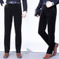 Pantalon long droit homme en velours côtelé stretch