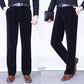Pantalon long droit homme en velours côtelé stretch