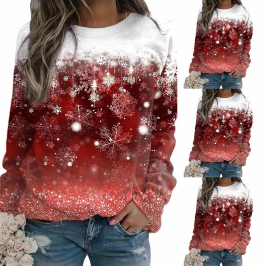 Sweat femme flocon de neige de Noël