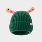 🔥 Réduction de 60% sur le Black Friday 🤖 Hiver parent - enfant mignon lumineux petit monstre tricot chapeau
