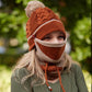 Costume d\'hiver (masque, chapeau, écharpe)
