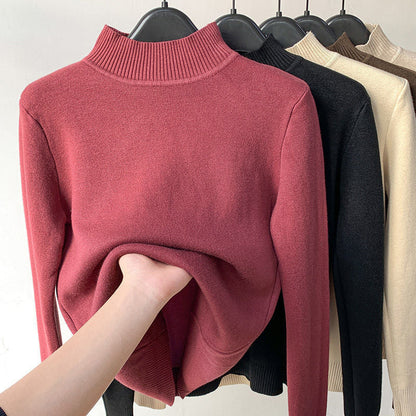 Pull rembourré et épais pour femmes