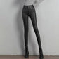 🔥Livraison gratuite🔥 Leggings en cuir matte matelassé à 3 boutons pour femmes