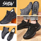 [Cadeau d'hiver] Sneakers masculins en cuir avec alimentation en fourrure synthétique 【Livraison gratuite】
