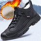 [Cadeau d'hiver] Sneakers masculins en cuir avec alimentation en fourrure synthétique 【Livraison gratuite】
