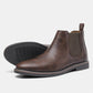 Cadeaux exquis - Bottes en cuir Chelsea Vintage pour hommes