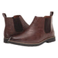 Cadeaux exquis - Bottes en cuir Chelsea Vintage pour hommes