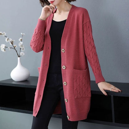 [Le meilleur cadeau pour elle] Cardigan épais et lâche automne et hiver pour les femmes