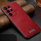 Coque de téléphone portable en cuir de luxe pour Samsung