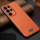 Coque de téléphone portable en cuir de luxe pour Samsung